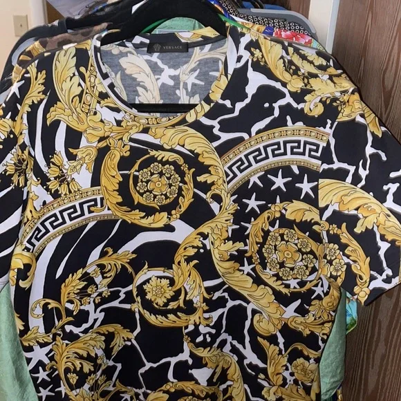 Rare Versace Savage Barocco print tshirt - Picture 5 of 10